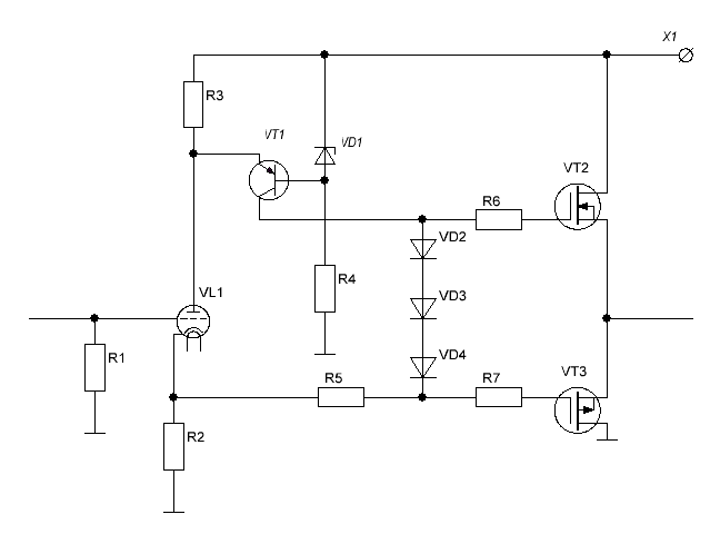 Лампово-транзисторно-полевой усилитель.GIF